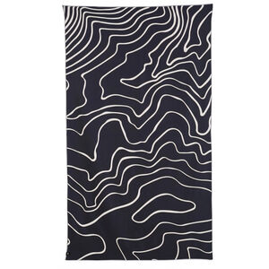 New 84 X 48 Tommy Docks Navy Color Microfiber Suede Towel - Quick Dry, Sand Free